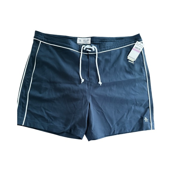 Original Penguin Swim Board Shorts NWT Size 38 - Picture 1 of 6